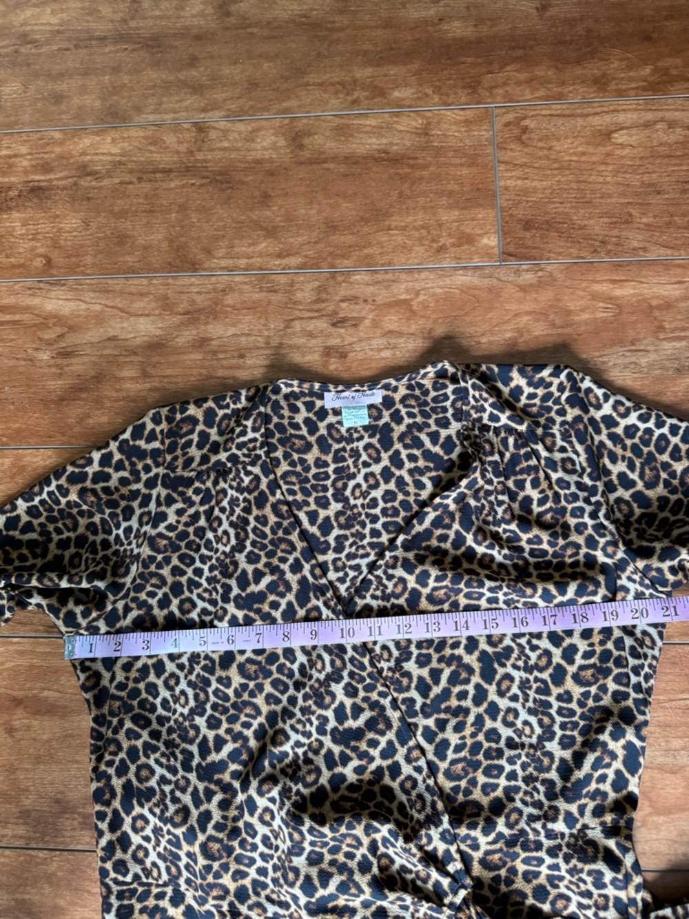 Leopard 🐆 Heart Of Haute Leopard Print Wrap Maxi Dress - Picture 14 of 16